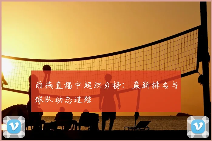 雨燕直播中超积分榜：最新排名与球队动态追踪